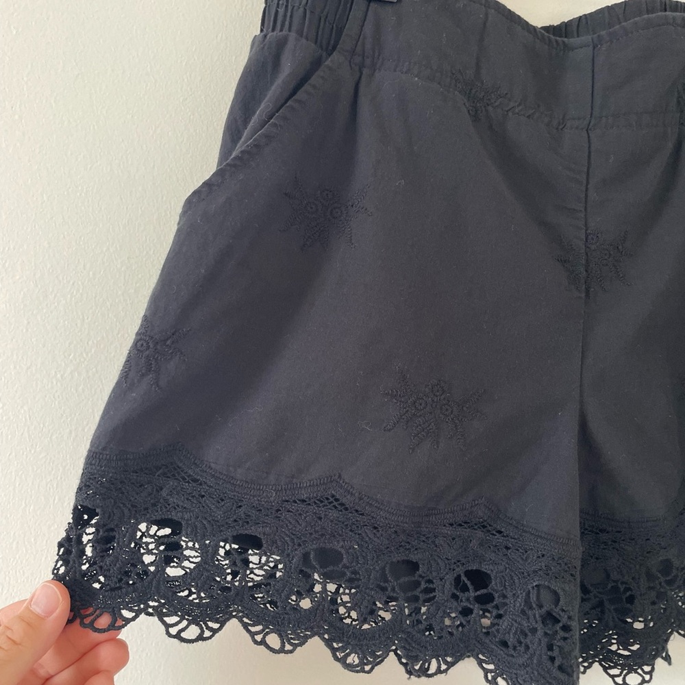 Xhilaration Black Lace Shorts - Picture 2 of 3